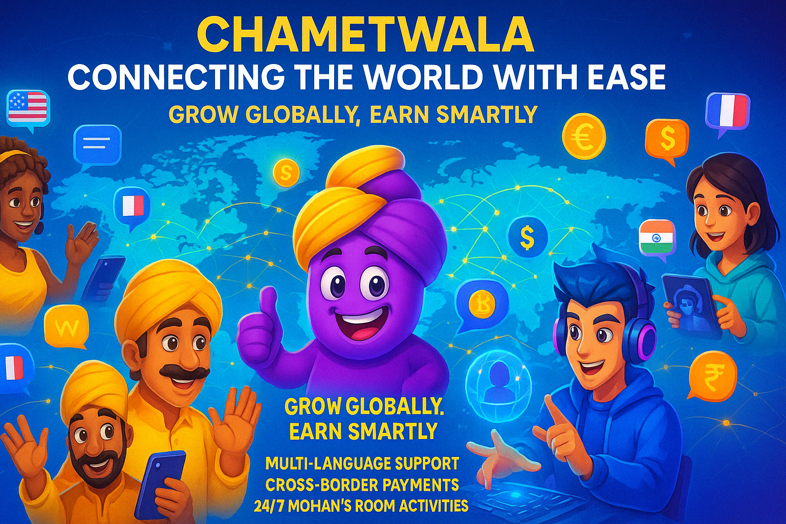 Global Connectivity with Chametwala Guidance